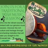 Traditional Irish music session