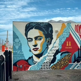 Shepard Fairey Mural: Frida Kahlo