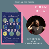 Kiran Desai — The Loneliness of Sonia and Sunny: A Novel — at Union Market