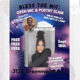 Bless the Mic: Open Mic & Slam with Queen of Drafts, featuring Briana Taylor