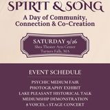 Spirit and Song: A Psychic Medium Fair and Concert