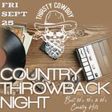 Country Throwback Night
