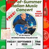 End of Summer Italian Music Concert