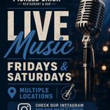 Live Music Fridays & Saturdays