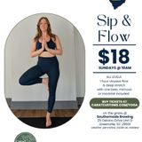 Sip & Flow Yoga Class