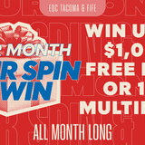 YOUR MONTH YOUR SPIN & WIN