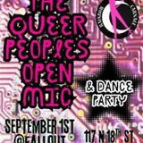 The Queer Peoples Open Mic with Rainbow Carnage (free)