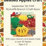 Beaded Apples Craft