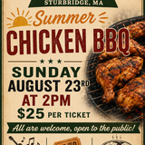 Summer Chicken BBQ - Sunday 8/23