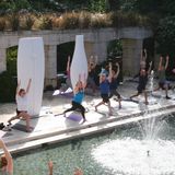 Yoga in the Sculpture Garden