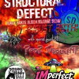 Structural Defect "Heavy Hands" Album Release Show w/ Eyesore, Poor Judgement & Imperfect