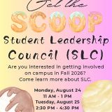 Get The Scoop on Student Leadership Council (SLC)