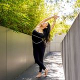 Yoga in the Bamboo Garden