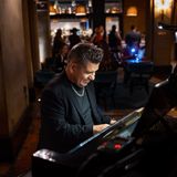 Pianist Michael J. Gonzales in The Historic Lobby