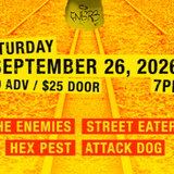Gilman Benefit Weekend! The Enemies, Street Eaters, and More!