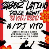 Sabor Latino Dance Night – $6 per Dancer