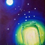 Adult Paint & Sip | Fireflies in a Jar | Fridays | August 21st 2026