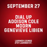 Dial Up w/ Addison Cole, modrn + Genevieve Libien