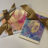 Gilded Watercolor Note Cards