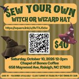 Sew Your Own Witch / Wizard Hat