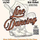 Line Dancing in the Beer Garden (Halloween Costumes Optional)