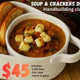 Handbuilding with clay: Soup & Crackers