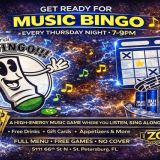 BANDINGO® Music Bingo at The Zoo Sports Club and Grille in St Pete, 7pm Thursdays