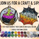 Craft & Sip - Crushed Glass Suncatcher Workshop at Wibby Brewing!