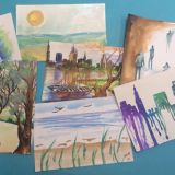 Watercolor Postcards