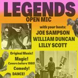 LEGENDS Open Mic (free)