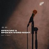 'Read The Room - Spoken Word and Open Mic Flow' hosted by Miss Conception 9.03 (free entry)