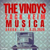 Celebrity Etc presents: The Vindys w/ Zack Keim