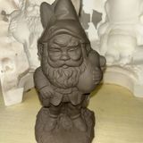 Painting Ceramic Yule Gnomes