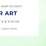 Saturday Drop-In Craft: Jar Art