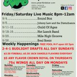 Friday/Saturday Live Music
