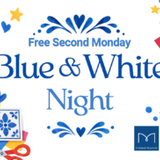 Free Second Monday: Blue & White Night