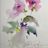 Watercolor Painting on Mini Cards