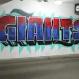 Giants Mural by modestartwerks
