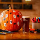 Halloween Pumpkin Painting in the Taproom