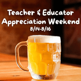 Teacher Appreciation Weekend: $5 Pours for Educators!