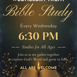 Wednesday Night Bible Study