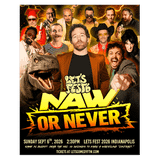 Let's Fest presents NAW or NEVER (Nearly Average Wrestling) mics