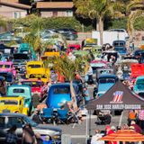 Hot Rods at the Beach