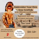 Embroider Your Own Sexy Cowfolk