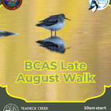 BCAS Late August Walk