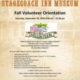Fall Volunteer Orientation