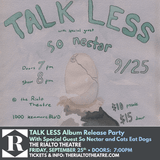 TALK LESS ALBUM RELEASE SHOW WITH SPECIAL GUEST SO NECTAR AND CATS EAT DOGS - 09/25/2026