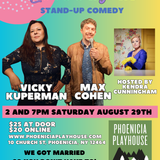 Vicky Kuperman & Max Cohen return to the Playhouse, hosted by Kendra Cunningham!