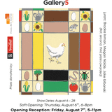 First Friday: "From the Ground Up: a juried printmaking exhibition" Opening Reception (free)