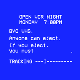 OPEN VCR Night